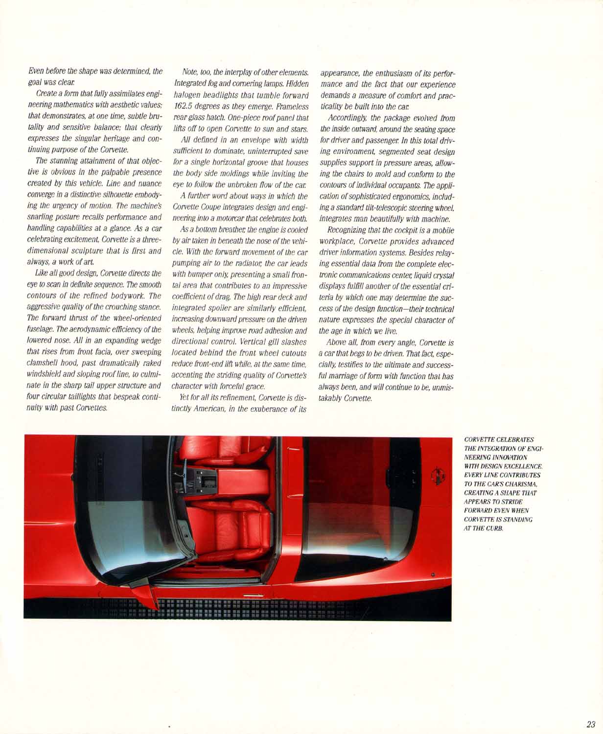 1987 Corvette Prestige Brochure Page 11